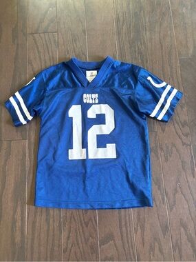 NFL Indianapolis Colts Andrew Luck #12 Team Apparel Football Jersey- Youth M